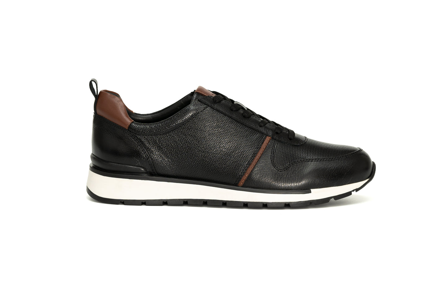 ZAPATILLA URBANA-05 NEGRO C/MARRON