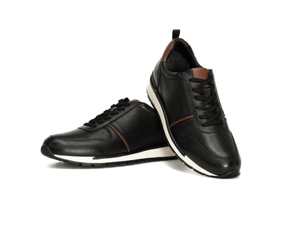 ZAPATILLA URBANA-05 NEGRO C/MARRON