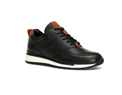 ZAPATILLA URBANA-01 NEGRO C/COÑAC