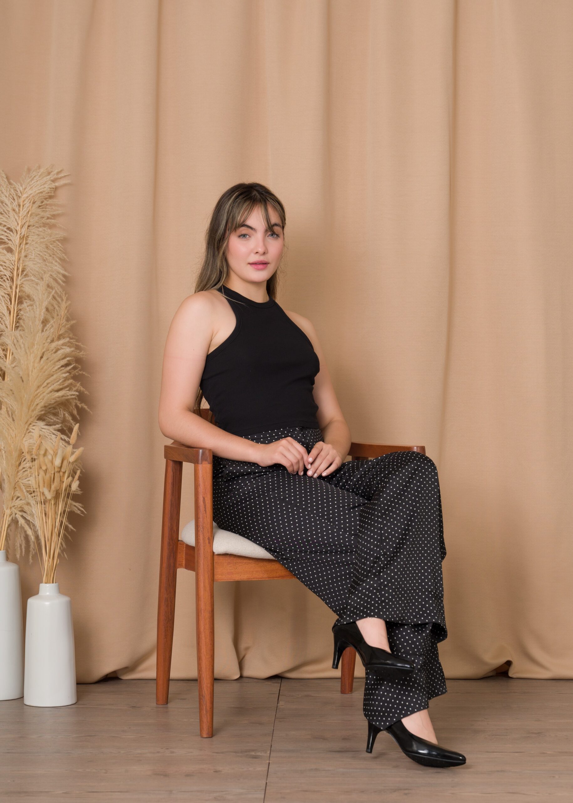 STILETTO FLAVIA ZC-588 TACO 7 NEGRO - Imagen 5