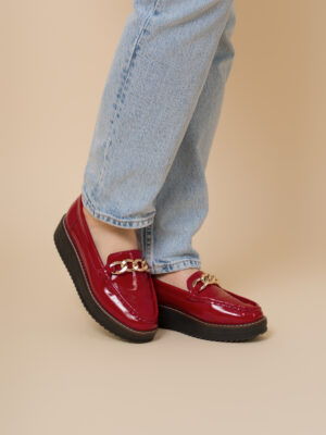 MOCASINES BM-07 ROJO